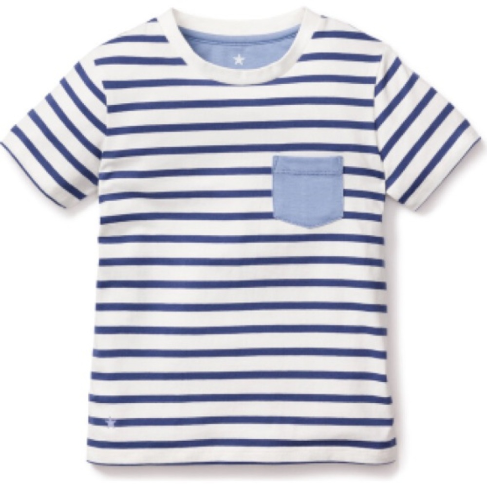 Starfish Kids Perfect Pocket Tee in Navy, size 4